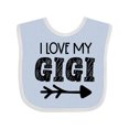 thumbnail image 1 of Inktastic I Love My Gigi with Arrow Boys or Girls Baby Bib, 1 of 4
