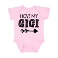 thumbnail image 1 of Inktastic I Love My Gigi with Arrow Boys or Girls Baby Bodysuit, 1 of 5