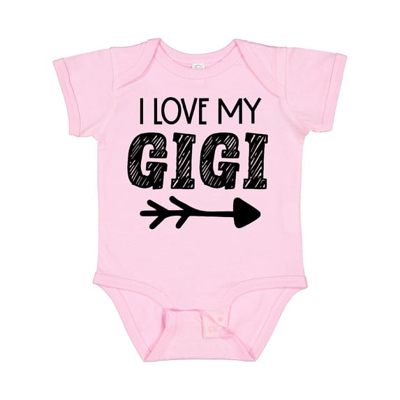 Inktastic I Love My Gigi with Arrow Boys or Girls Baby Bodysuit