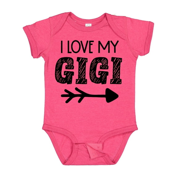Inktastic I Love My Gigi with Arrow Boys or Girls Baby Bodysuit
