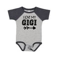 thumbnail image 1 of Inktastic I Love My Gigi with Arrow Boys or Girls Baby Bodysuit, 1 of 5