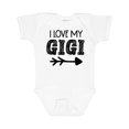 thumbnail image 1 of Inktastic I Love My Gigi with Arrow Boys or Girls Baby Bodysuit, 1 of 5