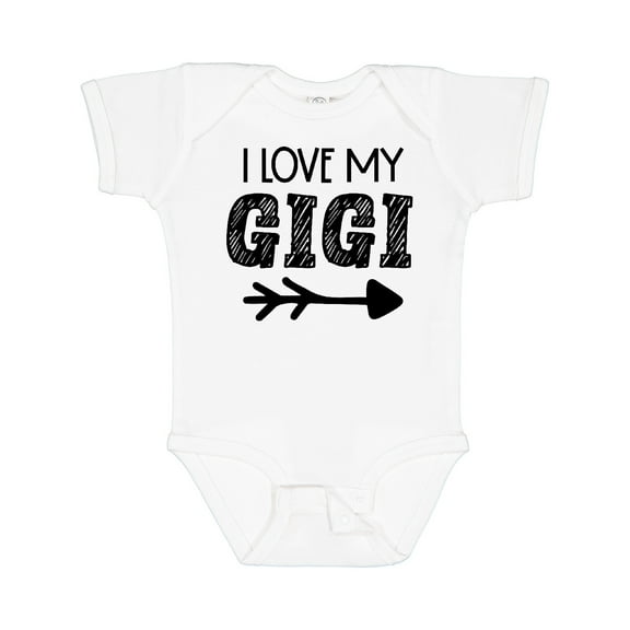 Inktastic I Love My Gigi with Arrow Boys or Girls Baby Bodysuit