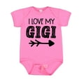 thumbnail image 1 of Inktastic I Love My Gigi with Arrow Boys or Girls Baby Bodysuit, 1 of 5