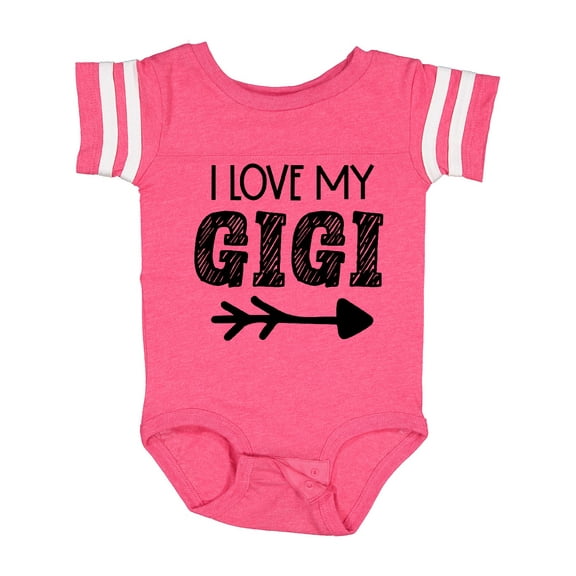Inktastic I Love My Gigi with Arrow Boys or Girls Baby Bodysuit