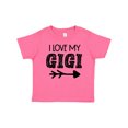 thumbnail image 1 of Inktastic I Love My Gigi with Arrow Boys or Girls Baby T-Shirt, 1 of 5
