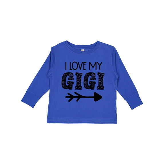 Inktastic I Love My Gigi with Arrow Boys or Girls Long Sleeve Toddler T-Shirt