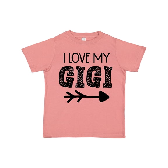 Inktastic I Love My Gigi with Arrow Boys or Girls Toddler T-Shirt