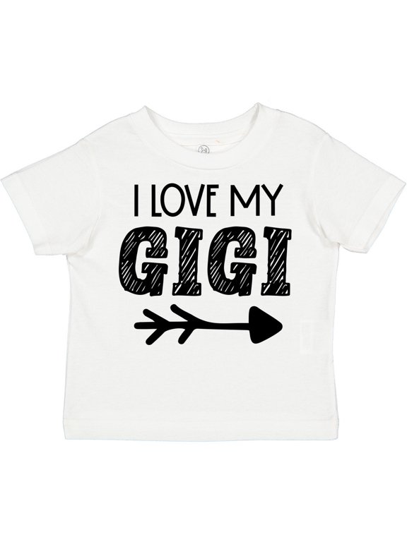 I Love My Gigi with Arrow Boys or Girls Toddler T-Shirt