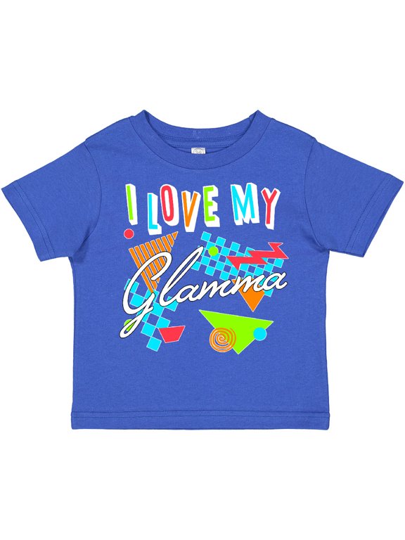 I Love My Glamma- 80s Retro Style Boys or Girls Toddler T-Shirt