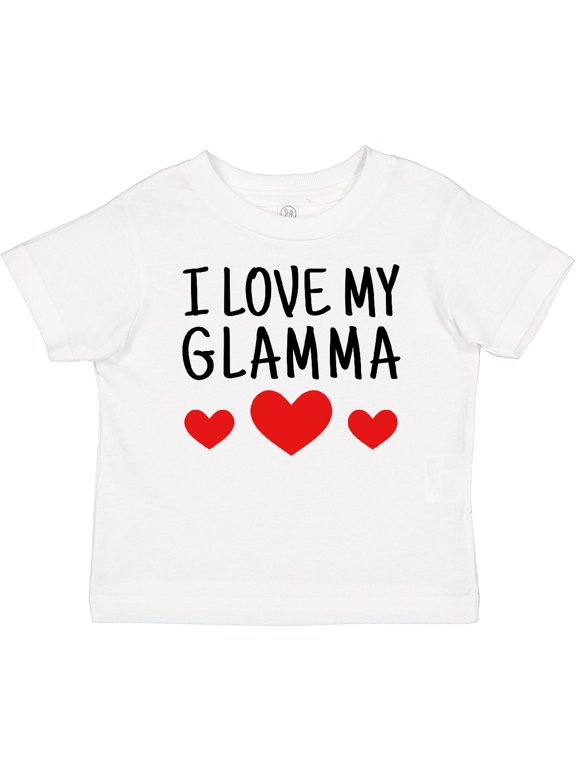 I Love My Glamma Boys or Girls Baby T-Shirt