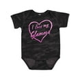 thumbnail image 1 of Inktastic I Love My Glamma in Pink Chalk Heart Boys or Girls Baby Bodysuit, 1 of 5