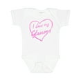 thumbnail image 1 of Inktastic I Love My Glamma in Pink Chalk Heart Boys or Girls Baby Bodysuit, 1 of 5
