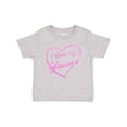 thumbnail image 1 of Inktastic I Love My Glamma in Pink Chalk Heart Boys or Girls Baby T-Shirt, 1 of 5