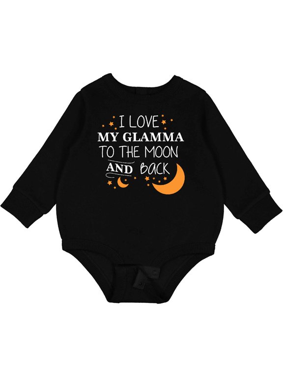 I Love My Glamma to the Moon and Back Baby Fleece Bodysuit