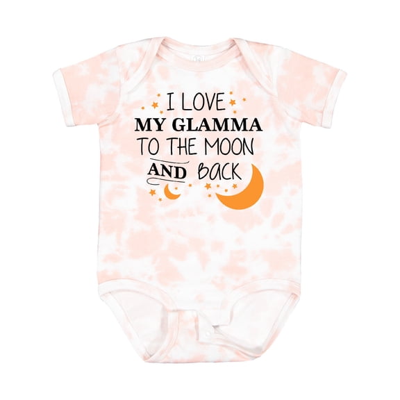 Inktastic I Love My Glamma to the Moon and Back Boys or Girls Baby Bodysuit