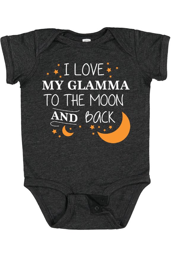 I Love My Glamma to the Moon and Back Boys or Girls Baby Bodysuit