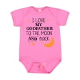 thumbnail image 1 of Inktastic I Love My Godfather to the Moon and Back Boys or Girls Baby Bodysuit, 1 of 5