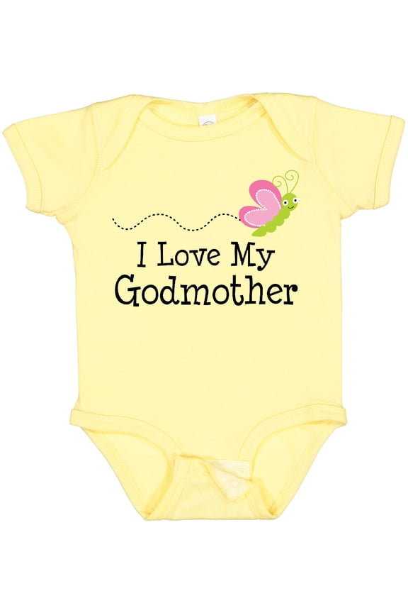 I Love My Godmother Girls Baby Bodysuit