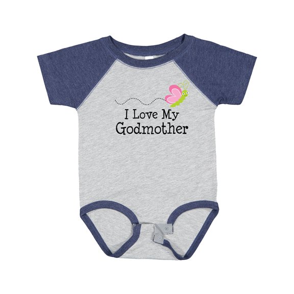 Inktastic I Love My Godmother Girls Baby Bodysuit