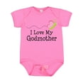 thumbnail image 1 of Inktastic I Love My Godmother Girls Baby Bodysuit, 1 of 5