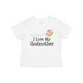 thumbnail image 1 of Inktastic I Love My Godmother Girls Baby T-Shirt, 1 of 5