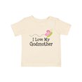 thumbnail image 1 of Inktastic I Love My Godmother Girls Baby T-Shirt, 1 of 5