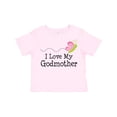 thumbnail image 1 of Inktastic I Love My Godmother Girls Toddler T-Shirt, 1 of 5