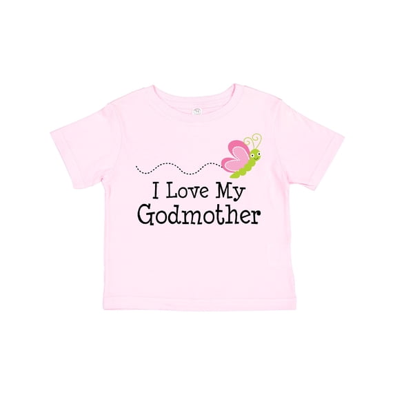 Inktastic I Love My Godmother Girls Toddler T-Shirt