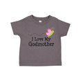 thumbnail image 1 of Inktastic I Love My Godmother Girls Toddler T-Shirt, 1 of 5