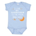 thumbnail image 1 of Inktastic I Love My Godmother to the Moon and Back Boys or Girls Baby Bodysuit, 1 of 5