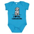 thumbnail image 1 of Inktastic I Love My Goldendoodle Dog Boys or Girls Baby Bodysuit, 1 of 5