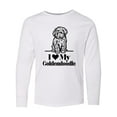 thumbnail image 1 of Inktastic I Love My Goldendoodle Dog Long Sleeve Youth T-Shirt, 1 of 5