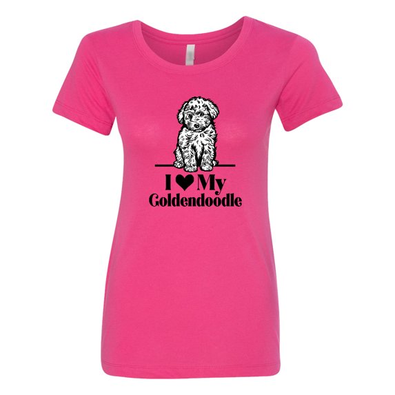 Inktastic I Love My Goldendoodle Dog Women's T-Shirt