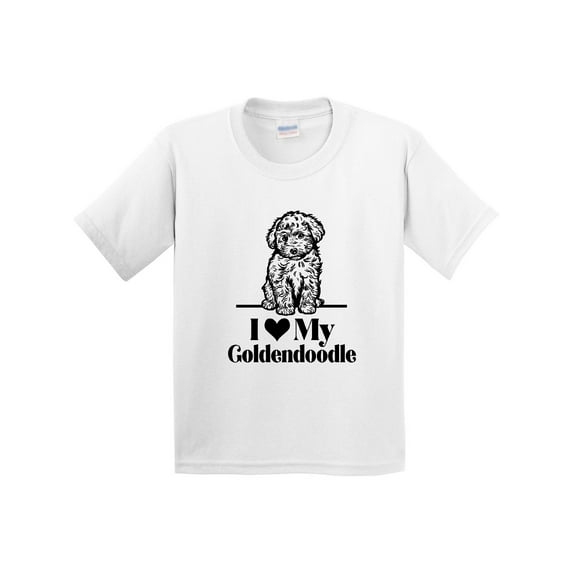 Inktastic I Love My Goldendoodle Dog Youth T-Shirt