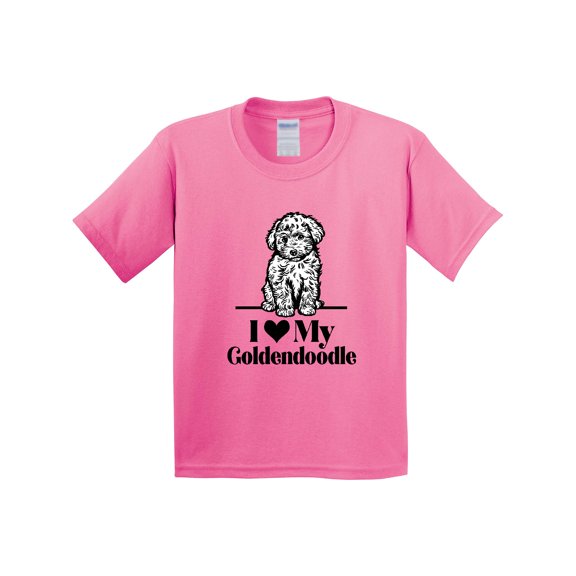 Inktastic I Love My Goldendoodle Dog Youth T-Shirt
