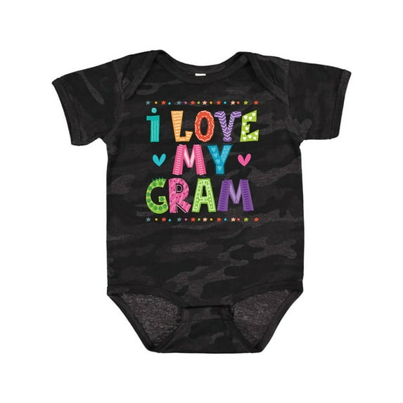 Inktastic I Love My Gram for Grandkids Girls Baby Bodysuit