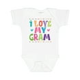 thumbnail image 1 of Inktastic I Love My Gram for Grandkids Girls Baby Bodysuit, 1 of 5