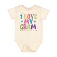 thumbnail image 1 of Inktastic I Love My Gram for Grandkids Girls Baby Bodysuit, 1 of 5