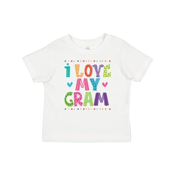 Inktastic I Love My Gram for Grandkids Girls Baby T-Shirt
