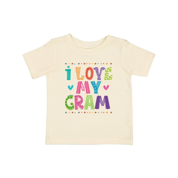 Inktastic I Love My Gram for Grandkids Girls Baby T-Shirt