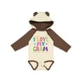 thumbnail image 1 of Inktastic I Love My Gram for Grandkids Girls Long Sleeve Baby Bodysuit, 1 of 5