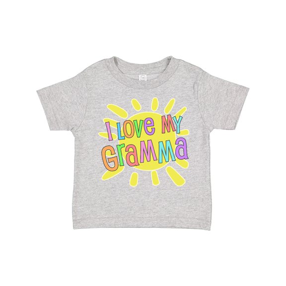 Inktastic I Love My Gramma- Sun and Rainbow Letters Boys or Girls Toddler T-Shirt