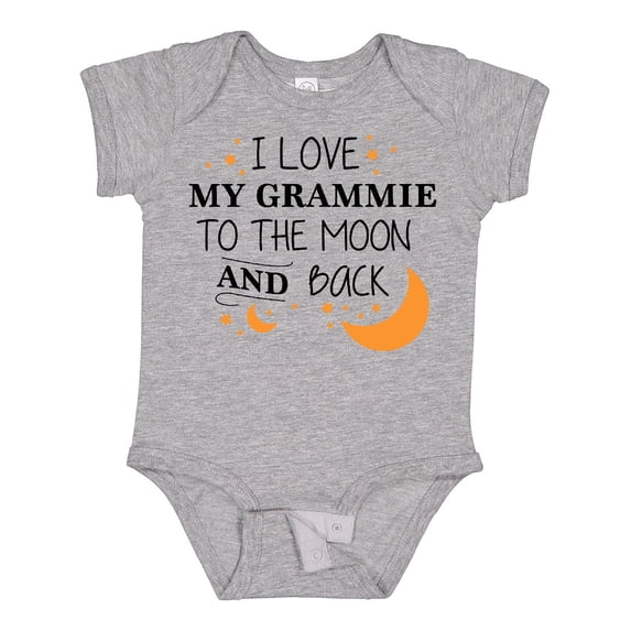 Inktastic I Love My Grammie to the Moon and Back Boys or Girls Baby Bodysuit