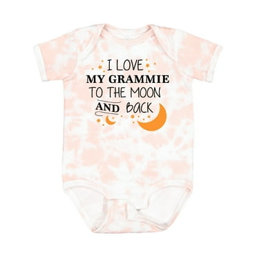 Inktastic I Love My Grammie to the Moon and Back Boys or Girls Baby Bodysuit