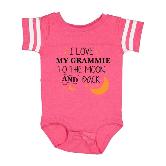 Inktastic I Love My Grammie to the Moon and Back Boys or Girls Baby Bodysuit
