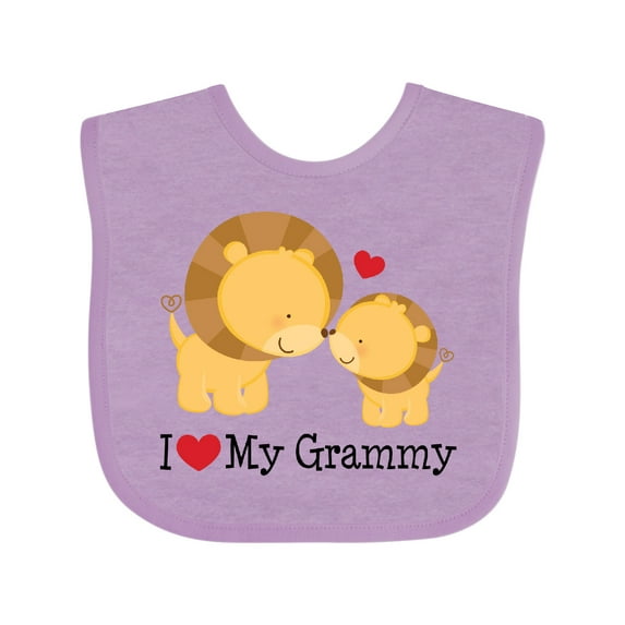 Inktastic I Love My Grammy Boys or Girls Baby Bib