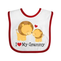 Inktastic I Love My Grammy Boys or Girls Baby Bib