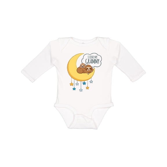 Inktastic I Love My Grammy Boys or Girls Long Sleeve Baby Bodysuit