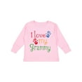 thumbnail image 1 of Inktastic I Love My Grammy Boys or Girls Long Sleeve Toddler T-Shirt, 1 of 5